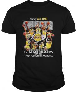 Los Angeles Lakers all time 16 time NBA champions  Unisex