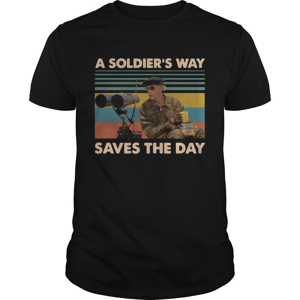 Mark Rumsfield A soldiers way saves the day vintage shirt