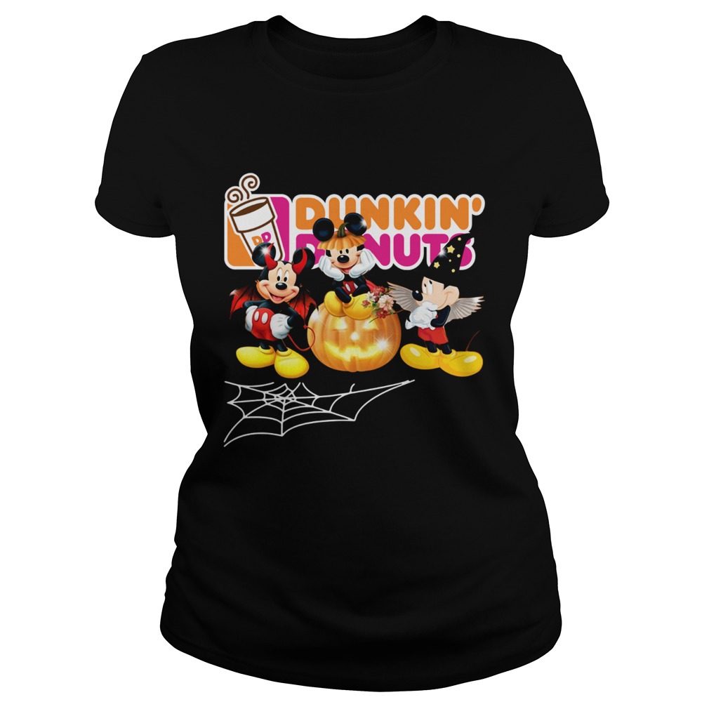Mickey Mouse Dunkin Donuts Halloween Classic Ladies