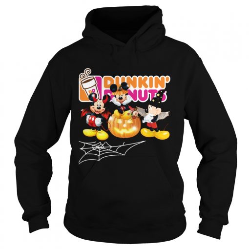 Mickey Mouse Dunkin Donuts Halloween  Hoodie