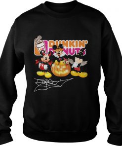 Mickey Mouse Dunkin Donuts Halloween  Sweatshirt