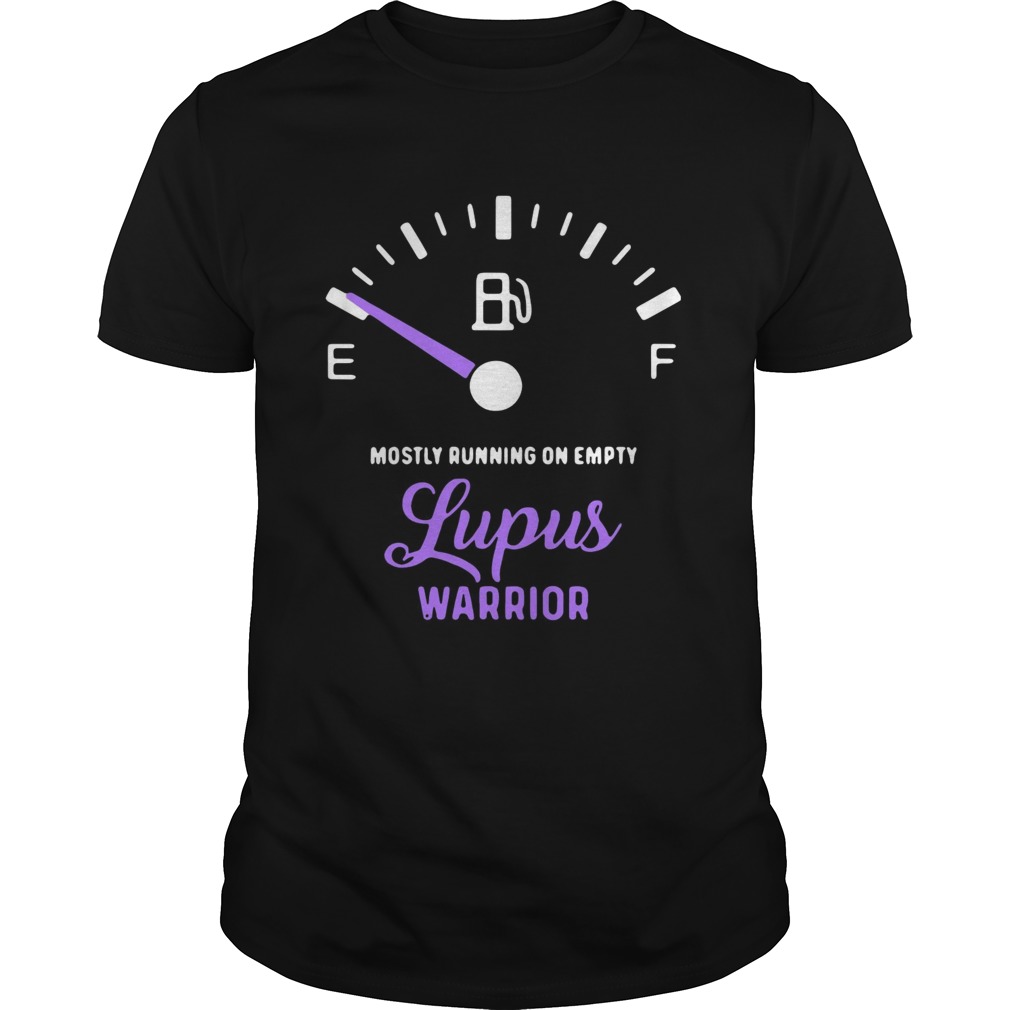 Mostly running on empty lupus warrior shirt