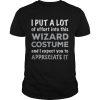 Official Easy Lazy Wizard Halloween Costume  Unisex