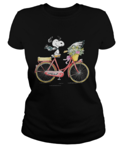 Philadelphia Eagles Snoopy riding a bicycle  Classic Ladies
