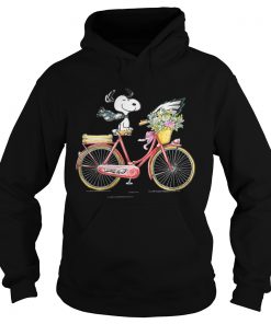 Philadelphia Eagles Snoopy riding a bicycle  Hoodie