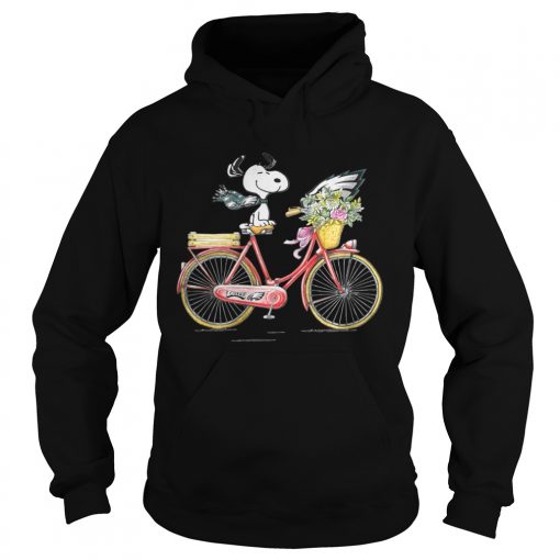 Philadelphia Eagles Snoopy riding a bicycle  Hoodie