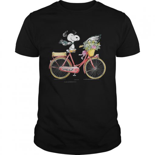 Philadelphia Eagles Snoopy riding a bicycle  Unisex