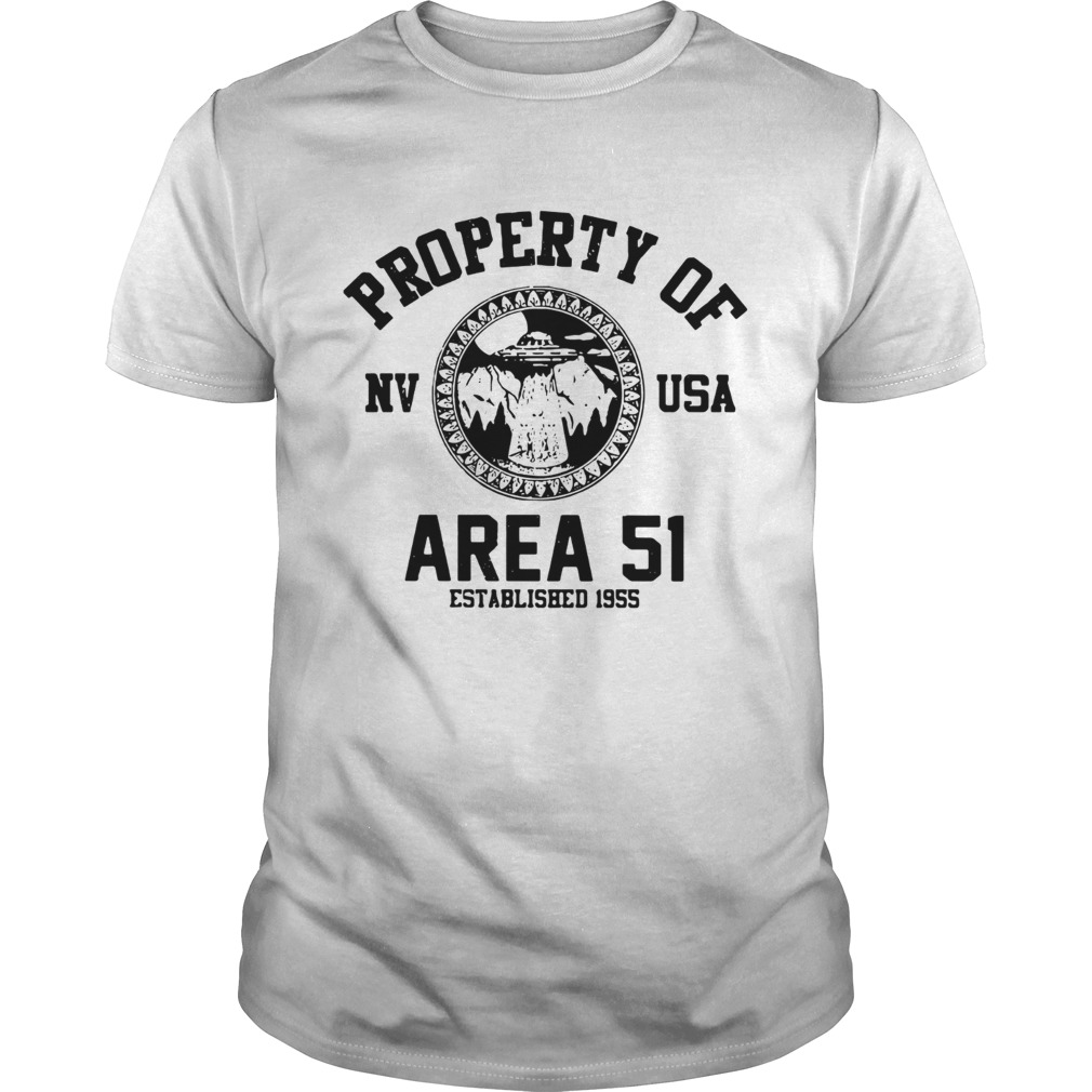 Property of Area 51 established 1955 shirt - Kingteeshop