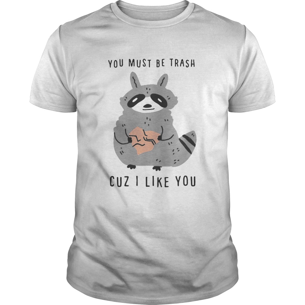 Raccoon you must be trash cuz I like you shirt
