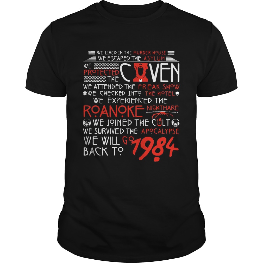 We lived in the murder house we escaped the asylum we protected caven shirt