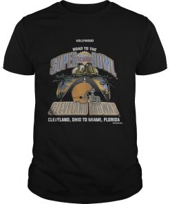 Wood Road To The Super Bowl Cleveland Browns Shirt Unisex