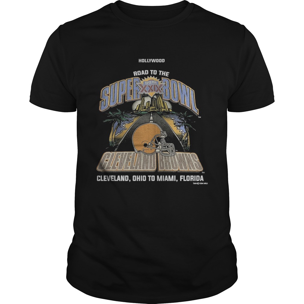 Wood Road To The Super Bowl Cleveland Browns Shirt