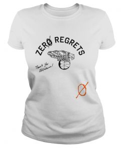 Zero Zer Regrets Honoring Oklahoma Tee Shirt Classic Ladies