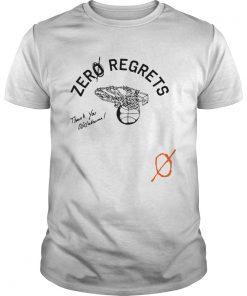 Zero Zer Regrets Honoring Oklahoma Tee Shirt Unisex