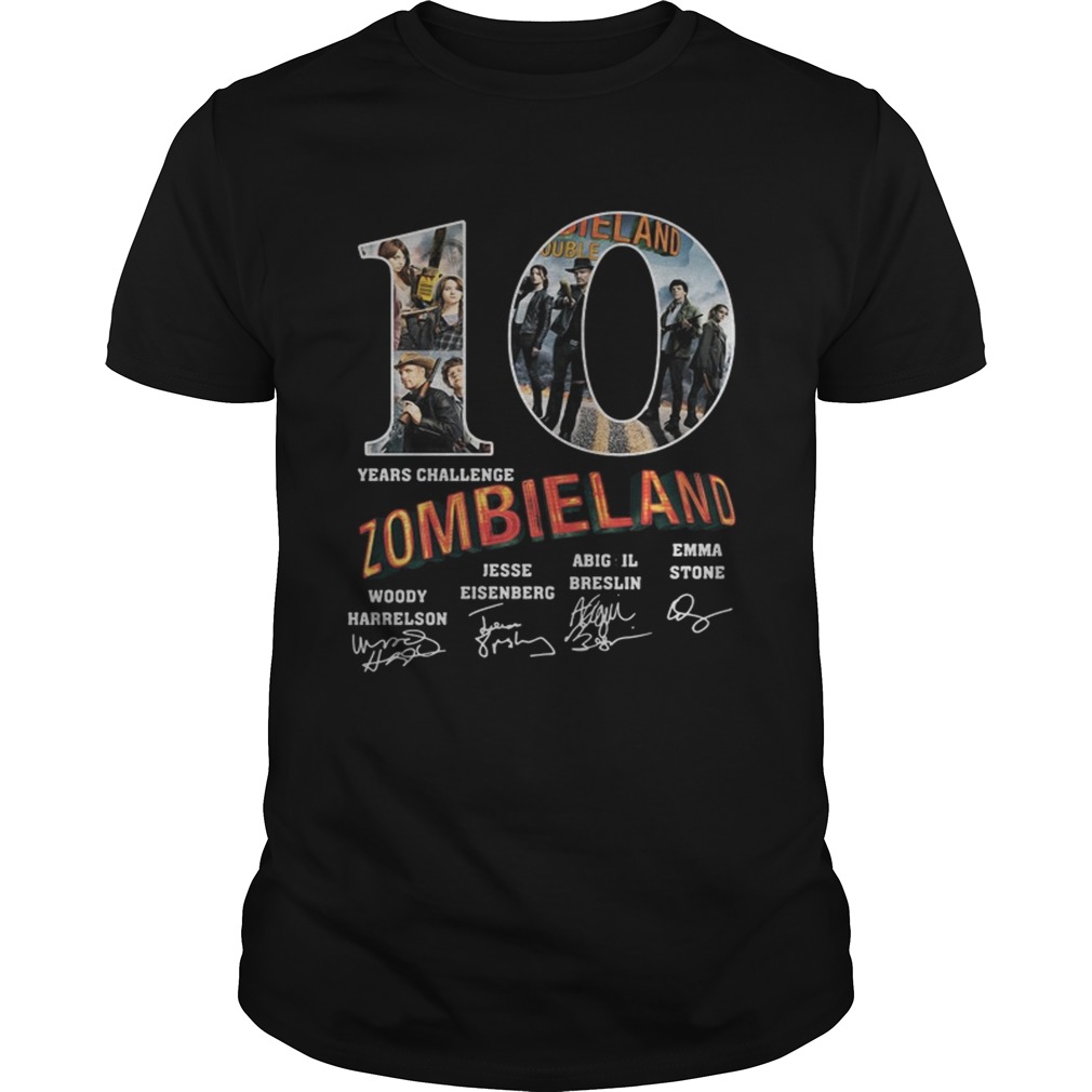 10 year challenge Zombieland anniversary shirt