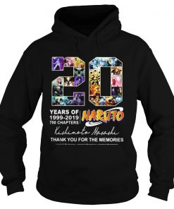 20 Years of Naruto 19992019 700 chapters thank you for the memories  Hoodie