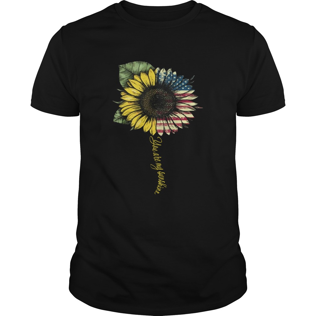 4th of July independence day sunflower you are my sunshine shirt