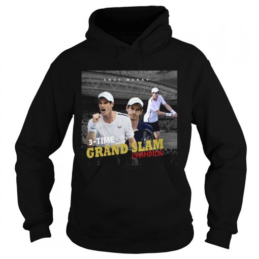 Andy Murray 3 time Grand Slam champion  Hoodie