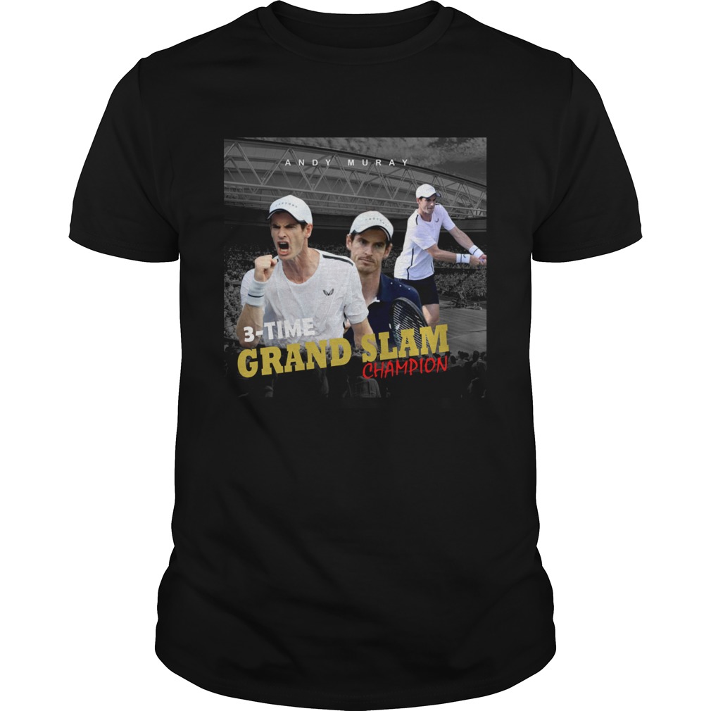 Andy Murray 3 time Grand Slam champion Unisex