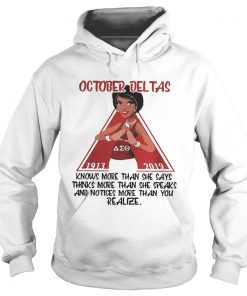 Anika Watley October Deltas knows more than she says thinks she speaks  Hoodie