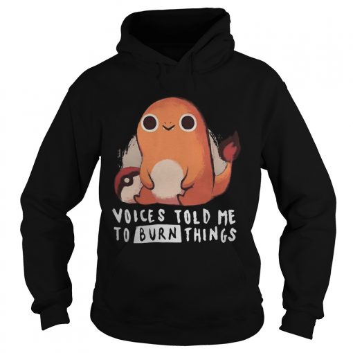 Charmander pokemon voices told me to burn things  Hoodie