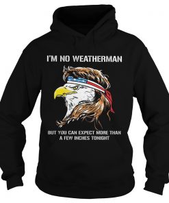 Eagle American Im no weatherman but you can expect more than a few inches tonight  Hoodie
