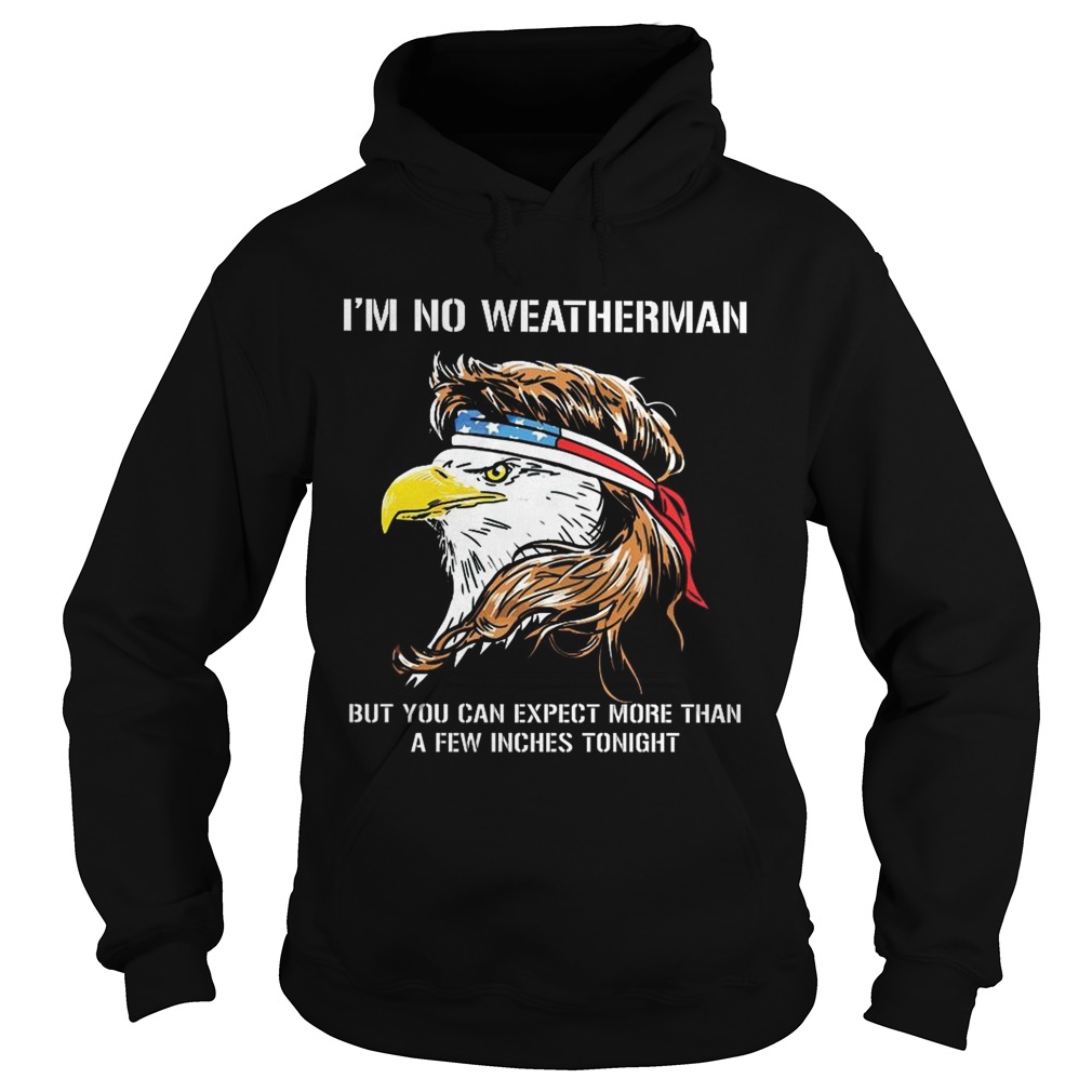 Eagle American Im no weatherman but you can expect more than a few inches tonight Hoodie