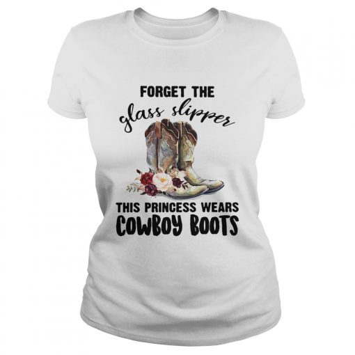 Floral forget the glass slipper this princess wears cowboy boots  Classic Ladies