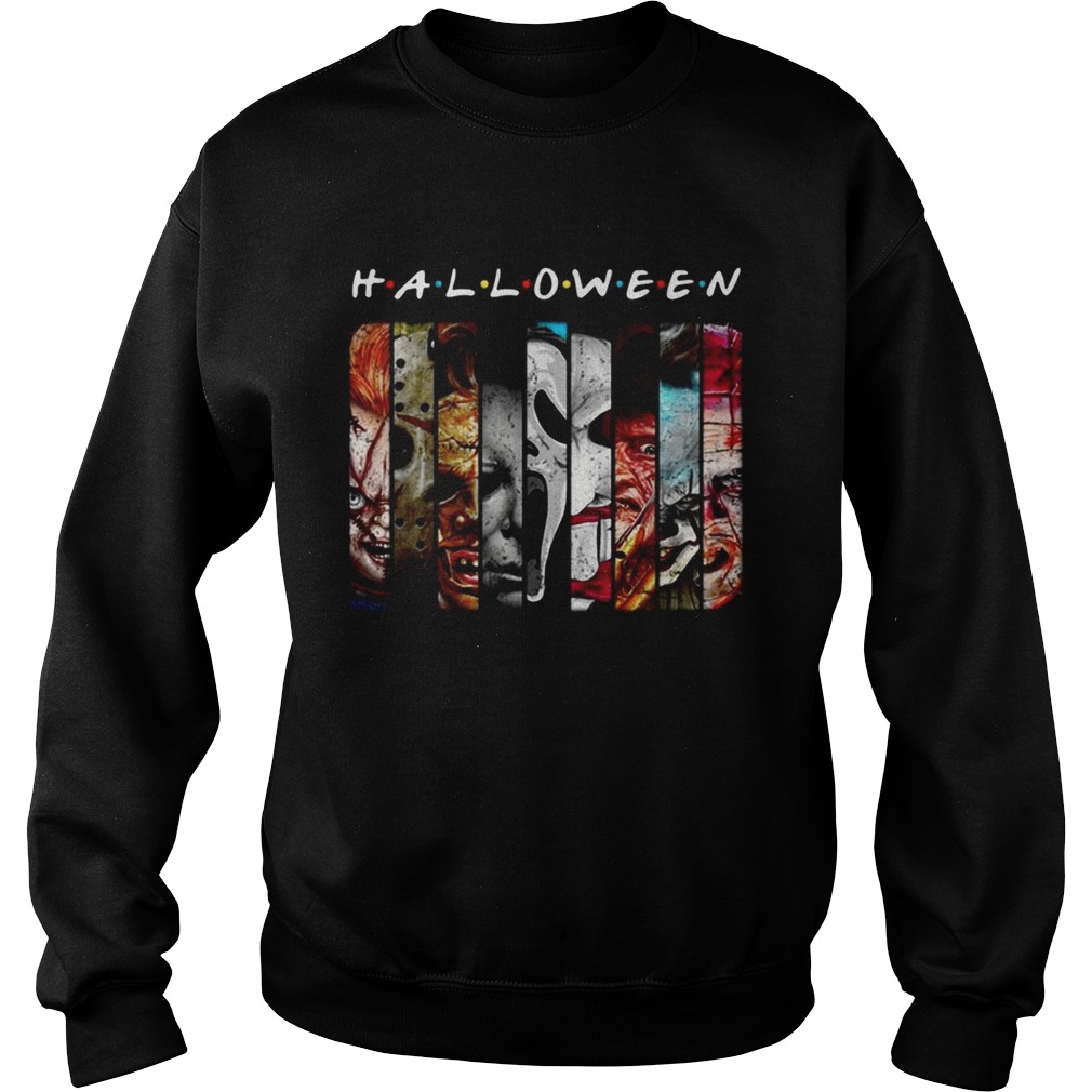 Friends TV Show horror characters movies Halloween Sweatshirt