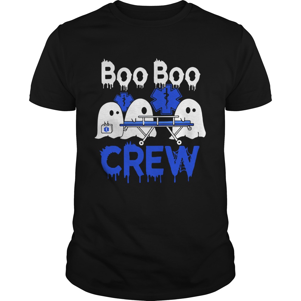 Ghost nurse boo boo crew shirt