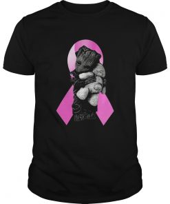 Groot hugging Teddy Breast Cancer  Unisex