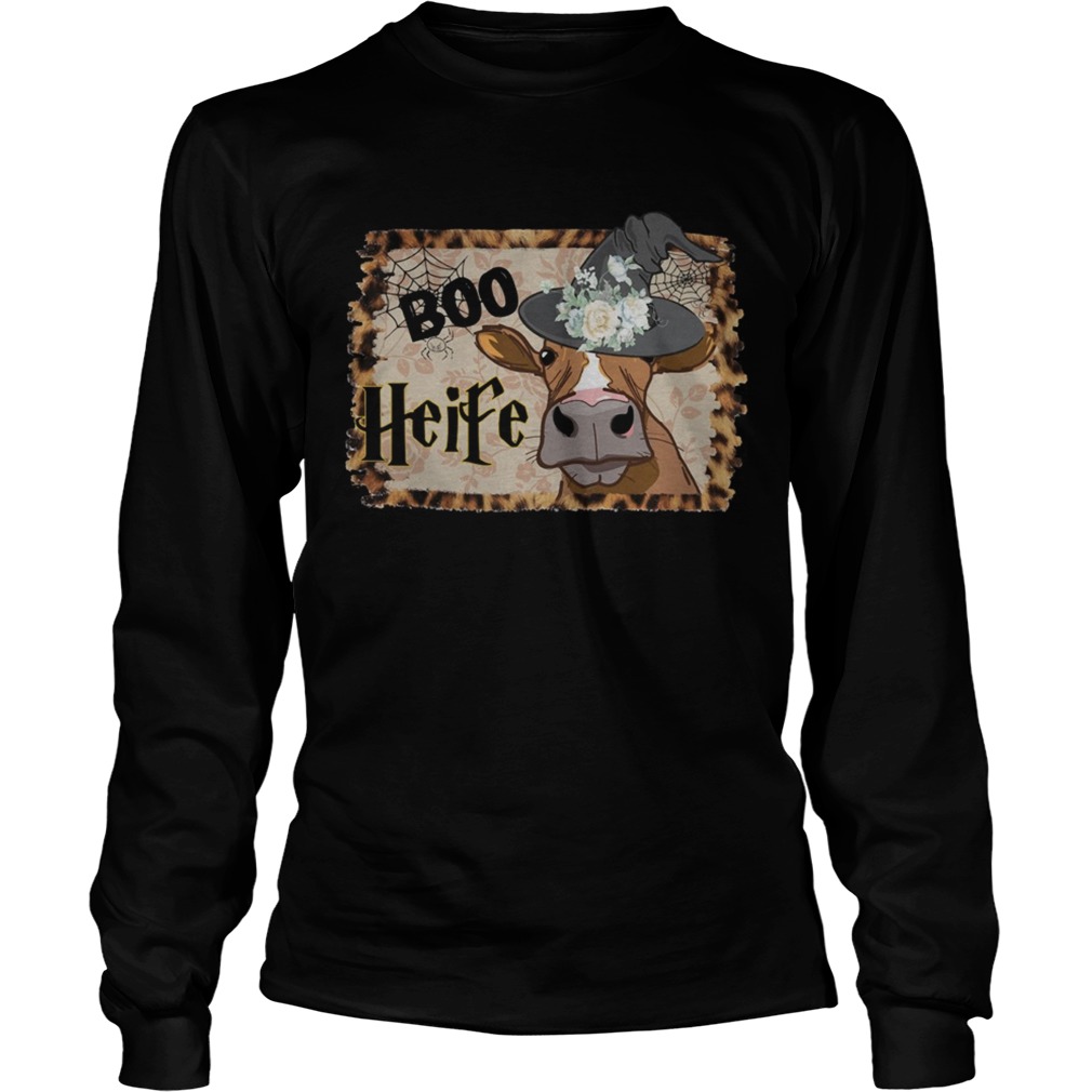 Halloween Boo Heifer Lover Gift TShirt LongSleeve