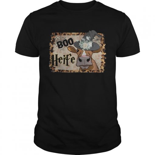 Halloween Boo Heifer Lover Gift TShirt Unisex