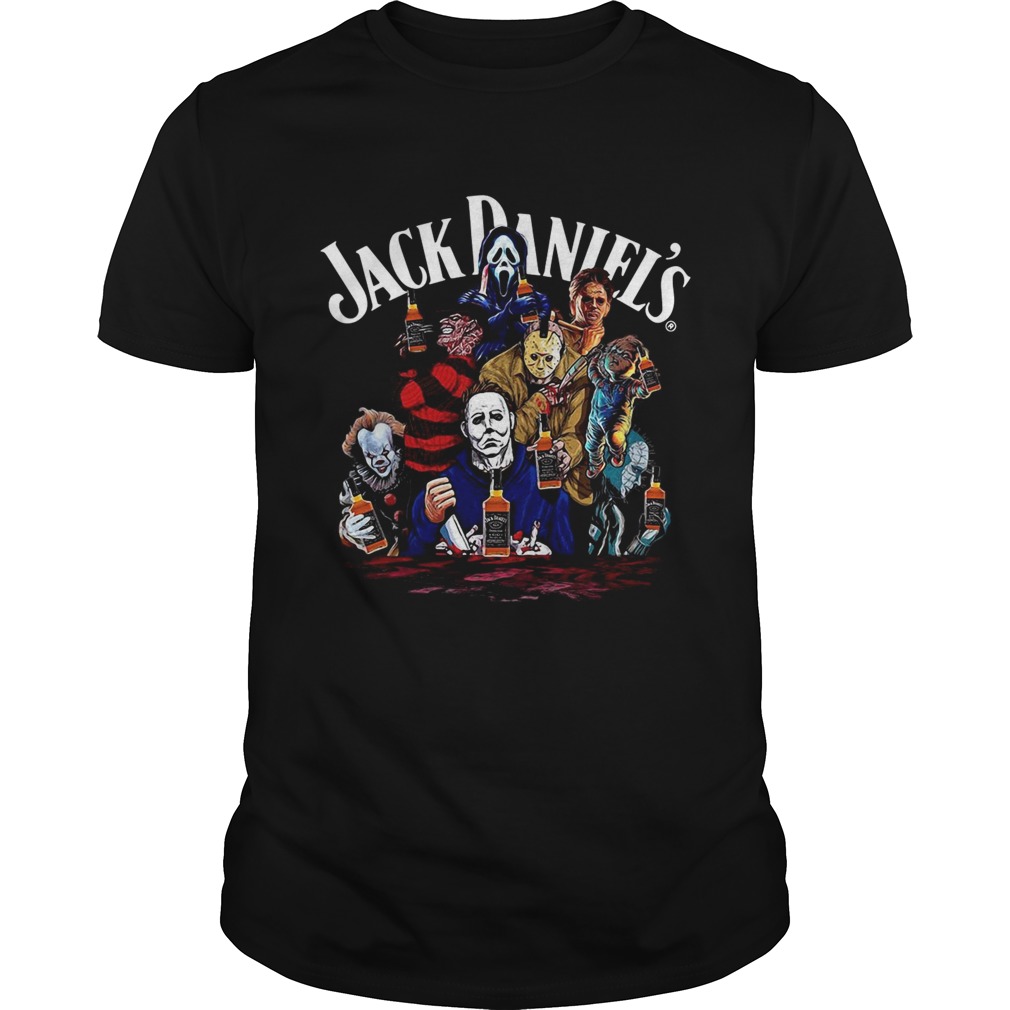 Horror character Jack Daniels whiskey shirt