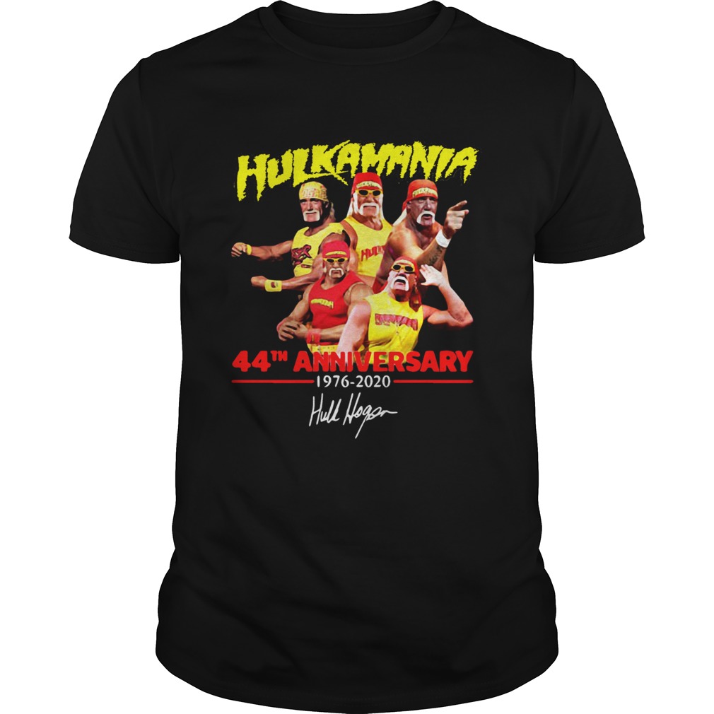 Hulkamania 44th Anniversary 19762020 Signature shirt