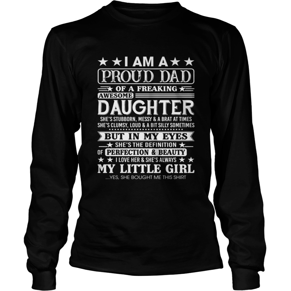 Yes I Do Have a Beautiful Daughter T-shirt Father's Day Fatherhood Men's Tee