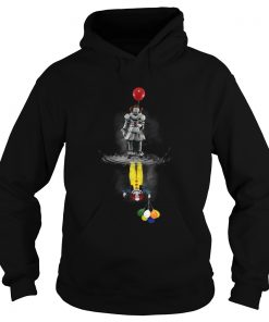 IT Pennywise reflection mirror water Stephen King  Hoodie