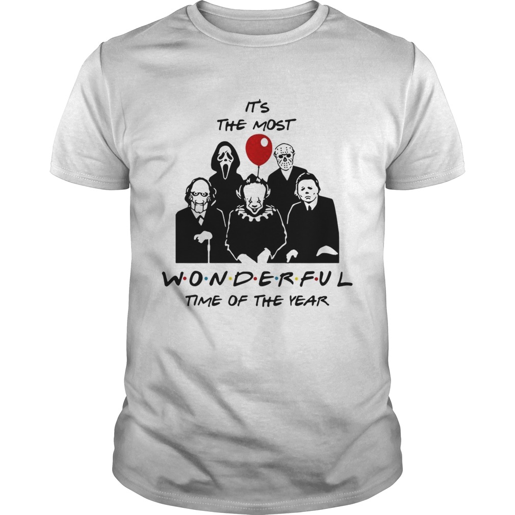 Its the most wonderful time of the year Horror character movie shirt