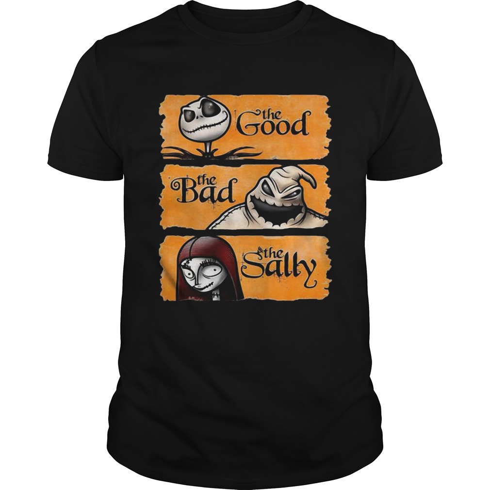 Jack Skellington the good oogie boogie the bad the sally shirt