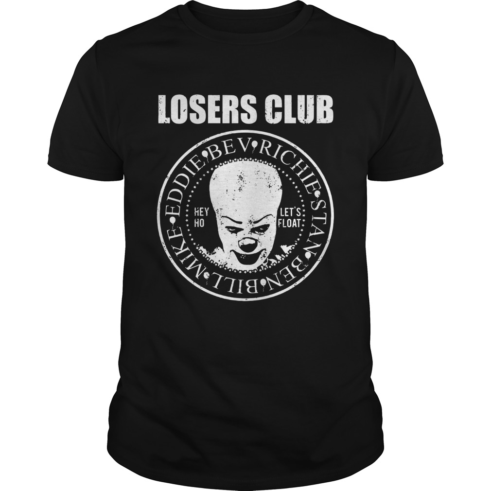 Losers club Mike Eddie Be V Richie Stan Ben shirt