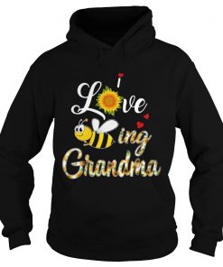 Love Beeing Grandma Sunflower T Hoodie