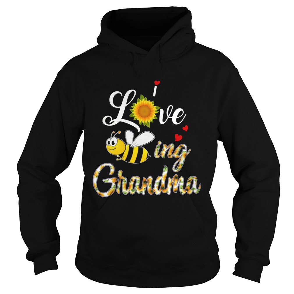 Love Beeing Grandma Sunflower T Hoodie