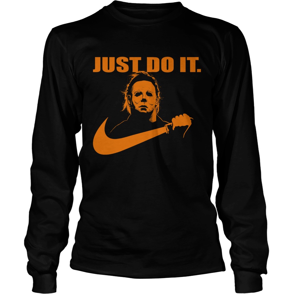 Michael Myers Just do it Nike Halloween LongSleeve