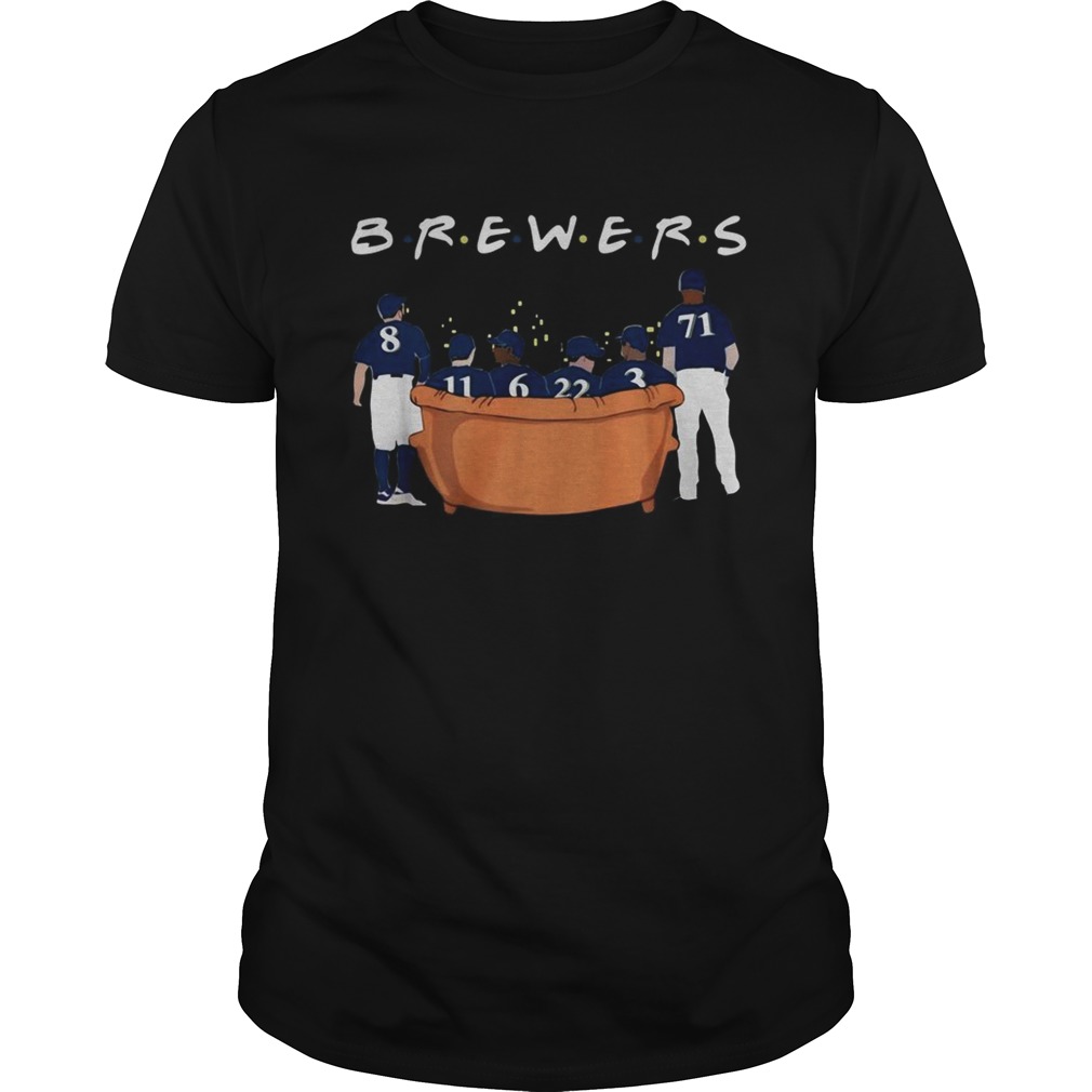 Milwaukee Brewers Friends TV Show shirt
