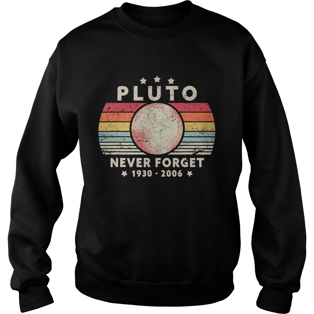 Never Forget Pluto Shirt Sweatshirt