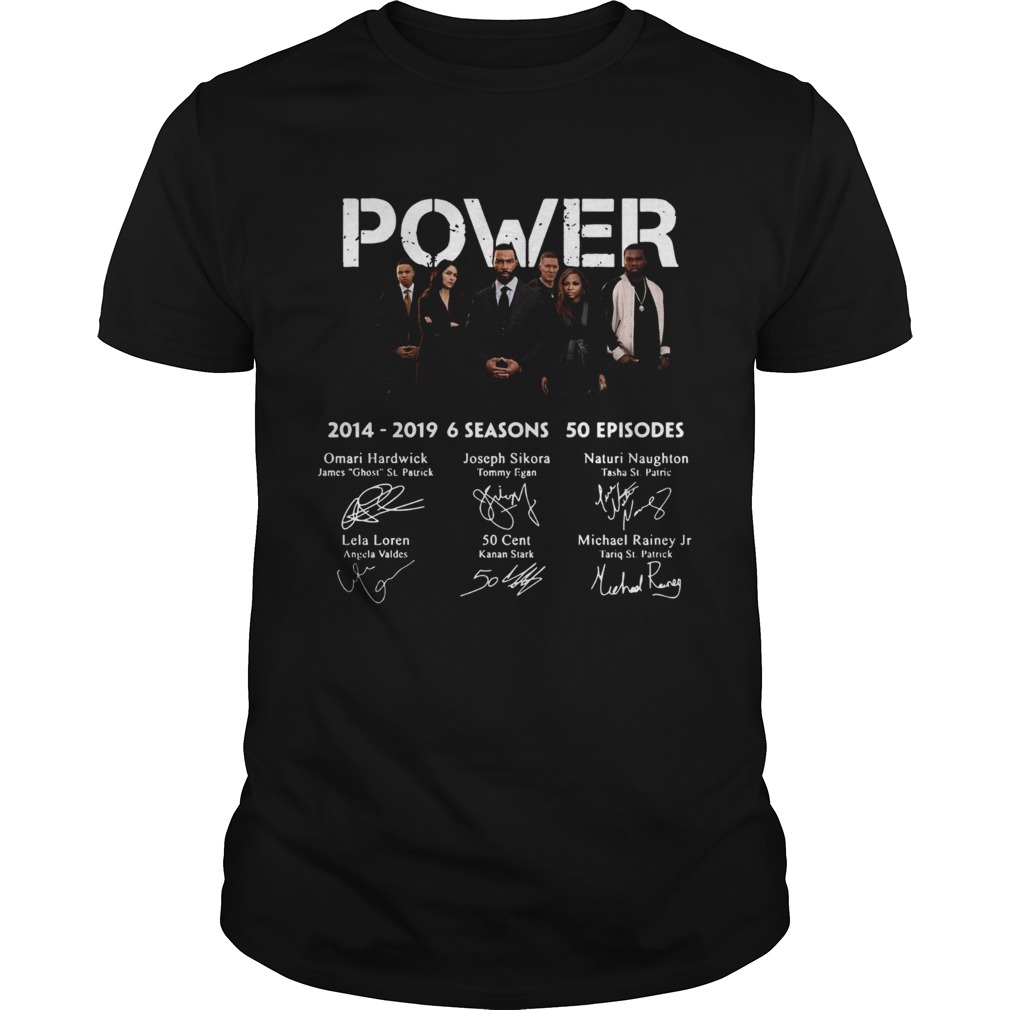 Power 2014 2019 6 seasons 50 episodes shirt