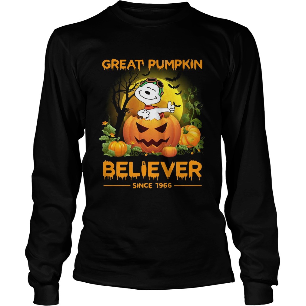 Snoopy great pumpkin believer since 1966 LongSleeve