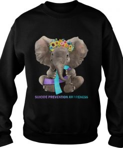 Suicide Prevention Awareness Elephant Ts Sweatshirt