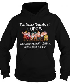 The Seven Dwarfs of Lupus Achy Grumpy Hurty Sleepy Ouchy Foggy Dopey  Hoodie