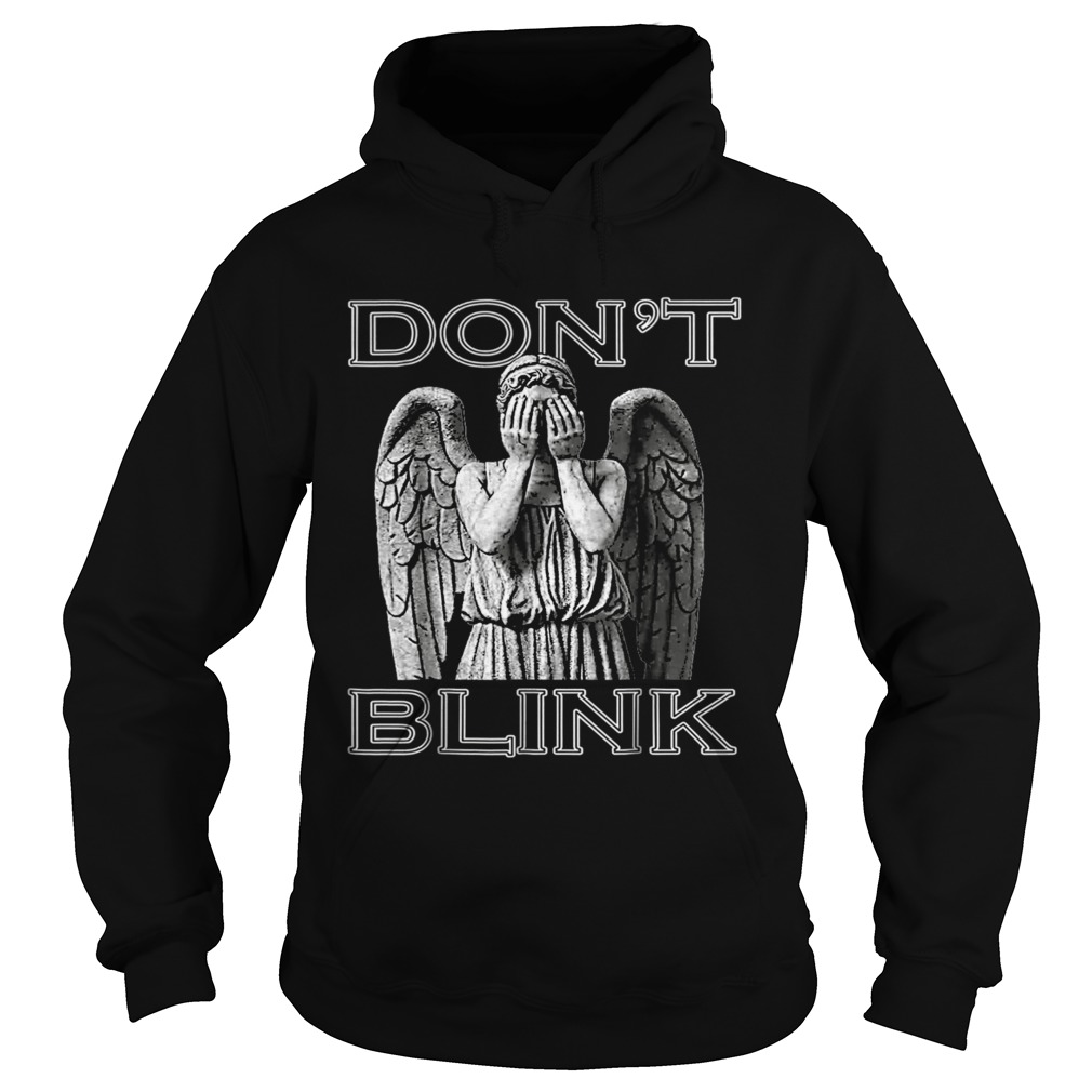 Black Size 2XL The Doctor Who Dont Blink Weeping Angels Hoodie Sweatshirt 